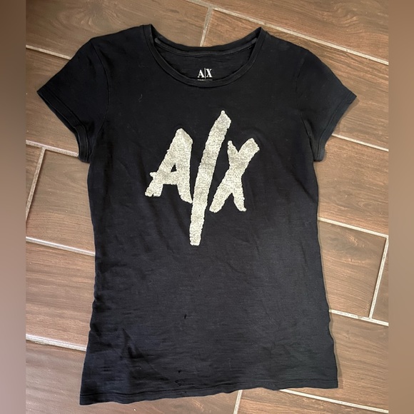 Armani Exchange Tops - Armani Exchange Logo Tee Sz S